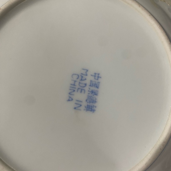 Blue and White Dragon Porcelain Plates set of 6 7” - Picture 3 of 5